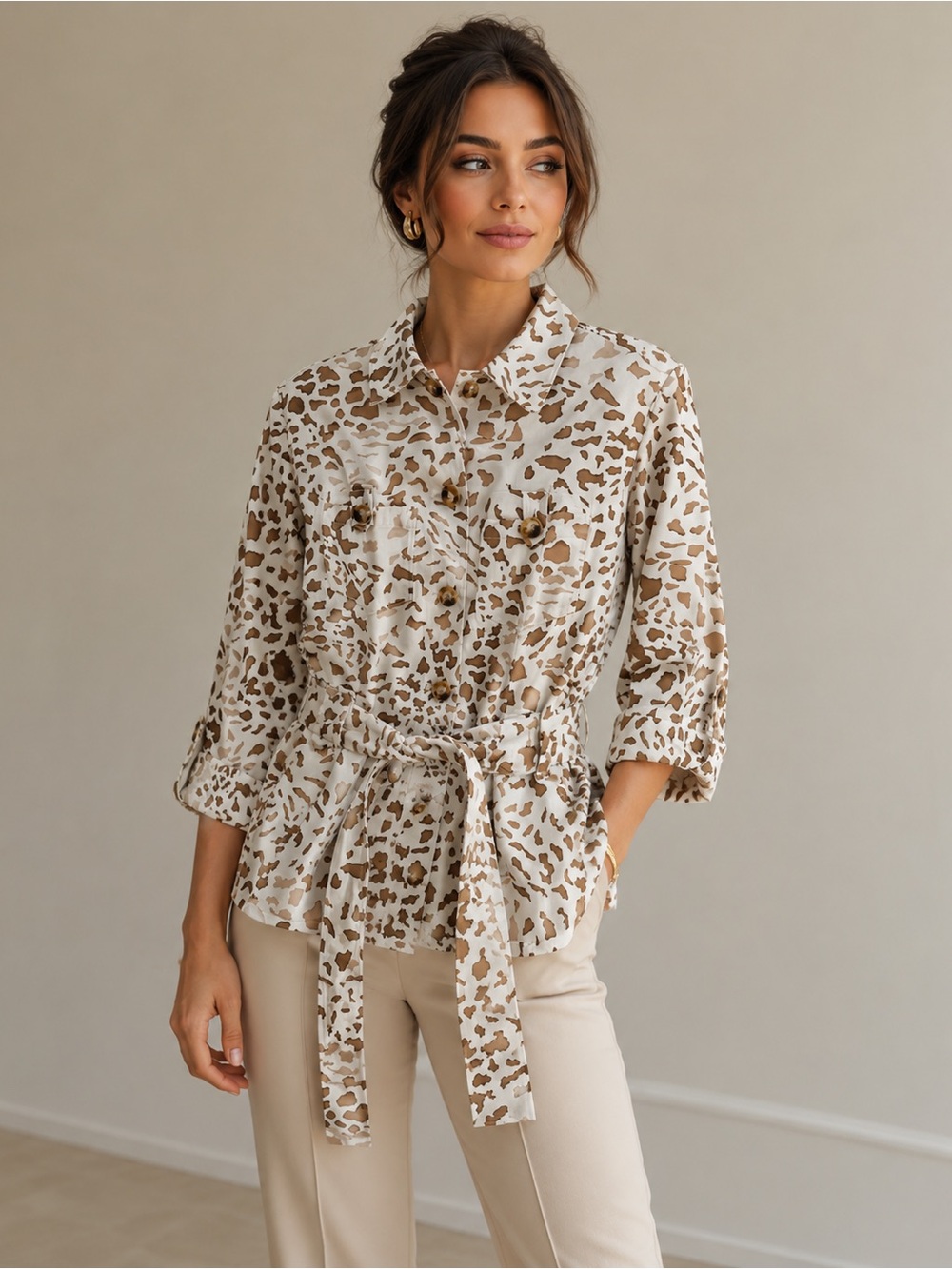 Carole Little Animal Print jacket